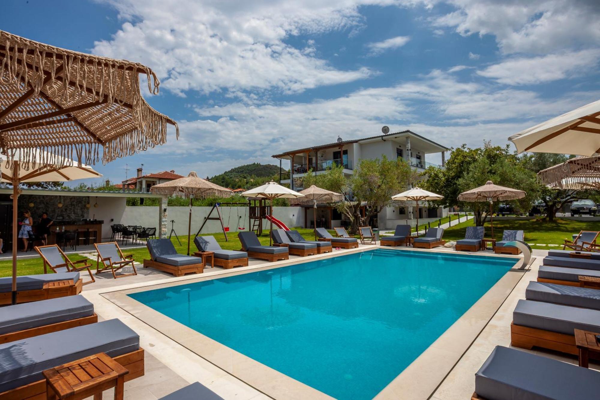 Olia Seaside Residence 120M From The Beach Pefkochori Exterior photo