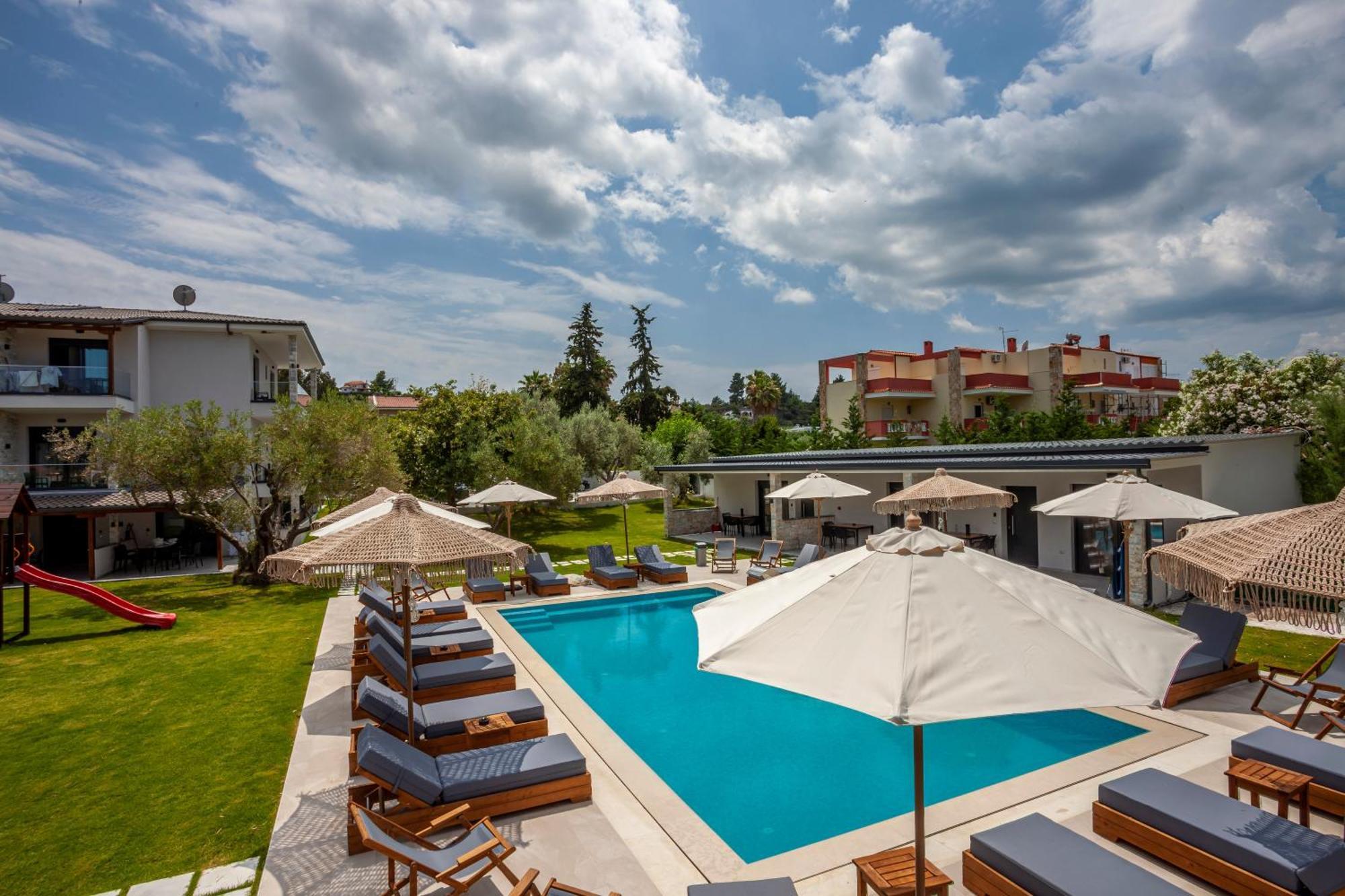 Olia Seaside Residence 120M From The Beach Pefkochori Exterior photo