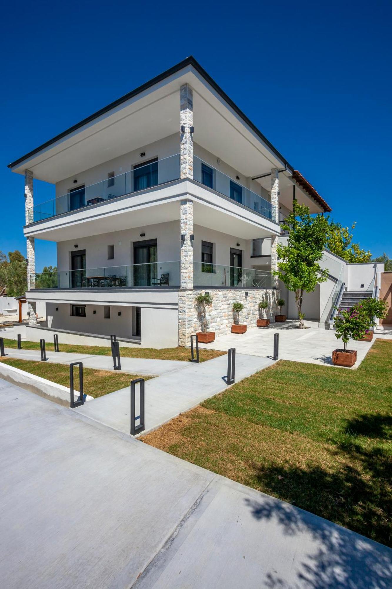 Olia Seaside Residence 120M From The Beach Pefkochori Exterior photo