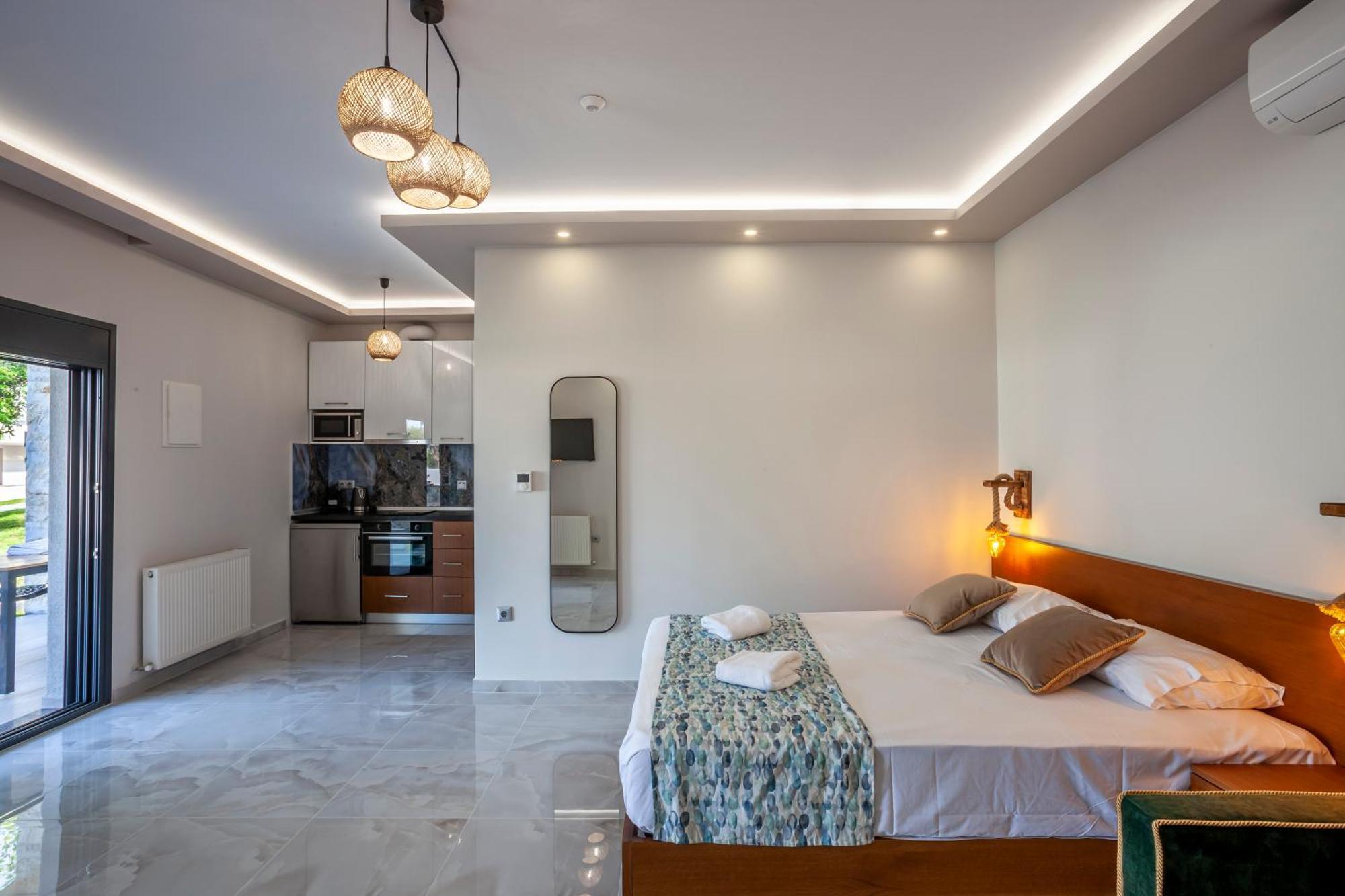 Olia Seaside Residence 120M From The Beach Pefkochori Exterior photo