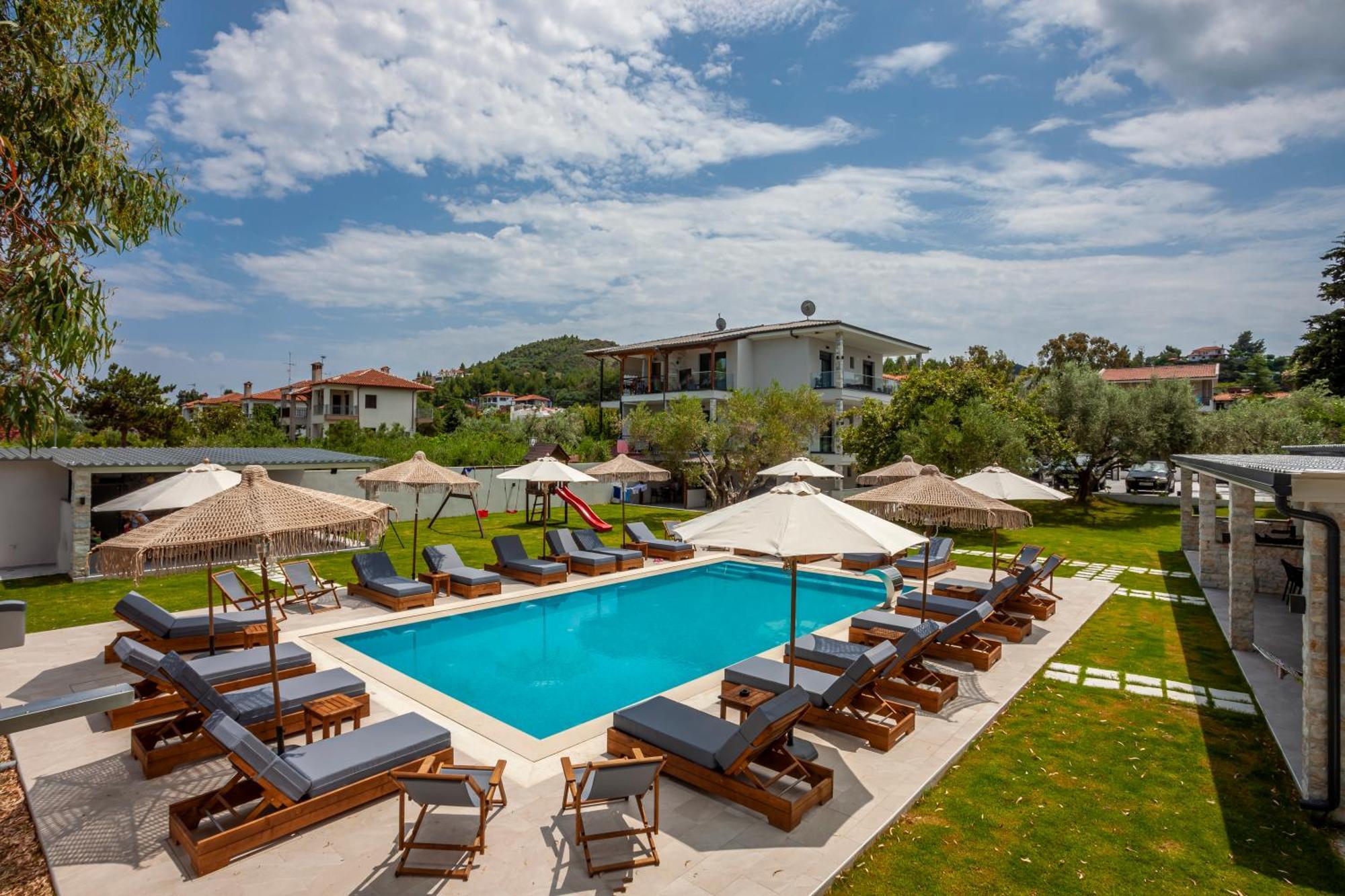 Olia Seaside Residence 120M From The Beach Pefkochori Exterior photo